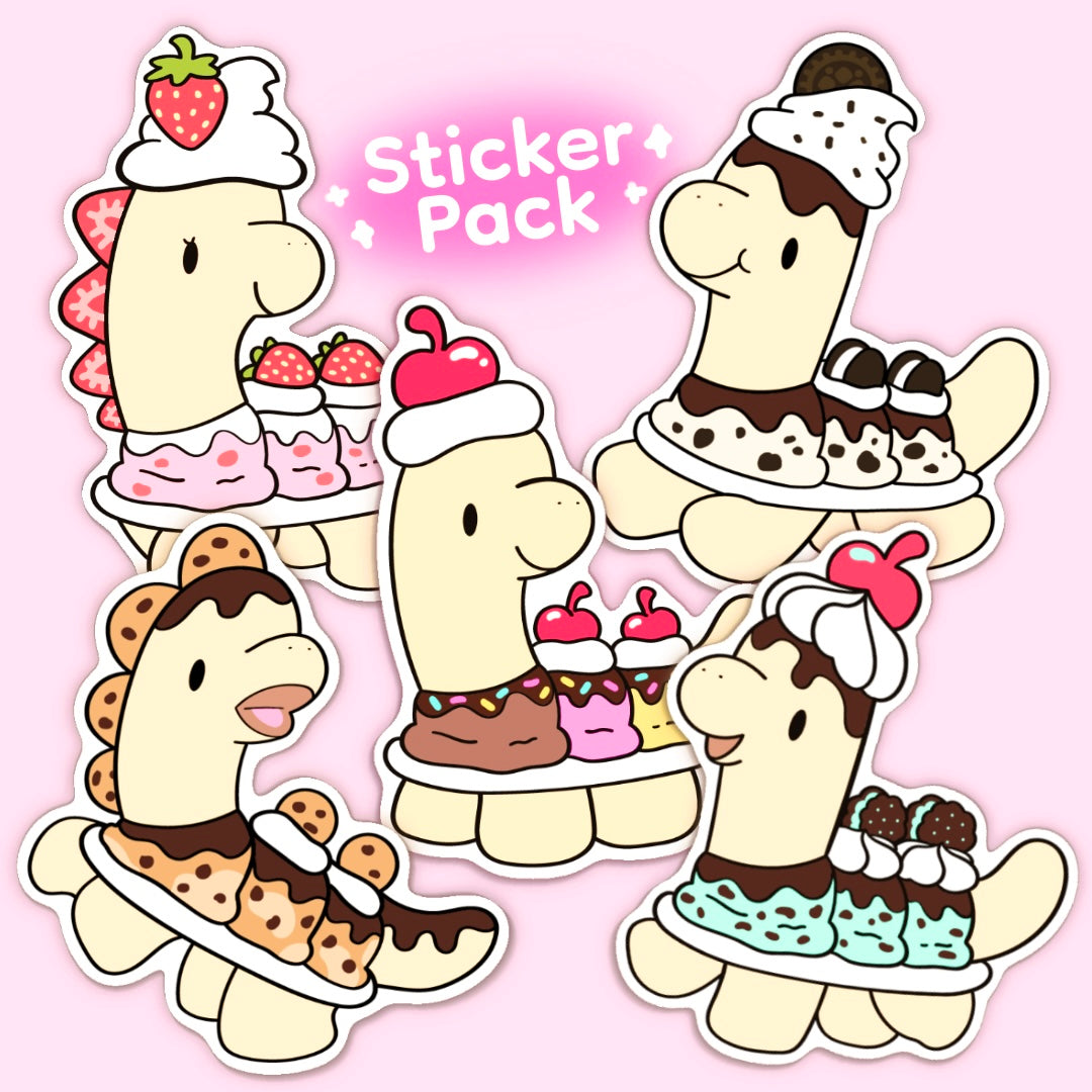 Bananasauruses Sticker Pack